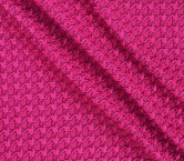 Fuxia padded jacquard